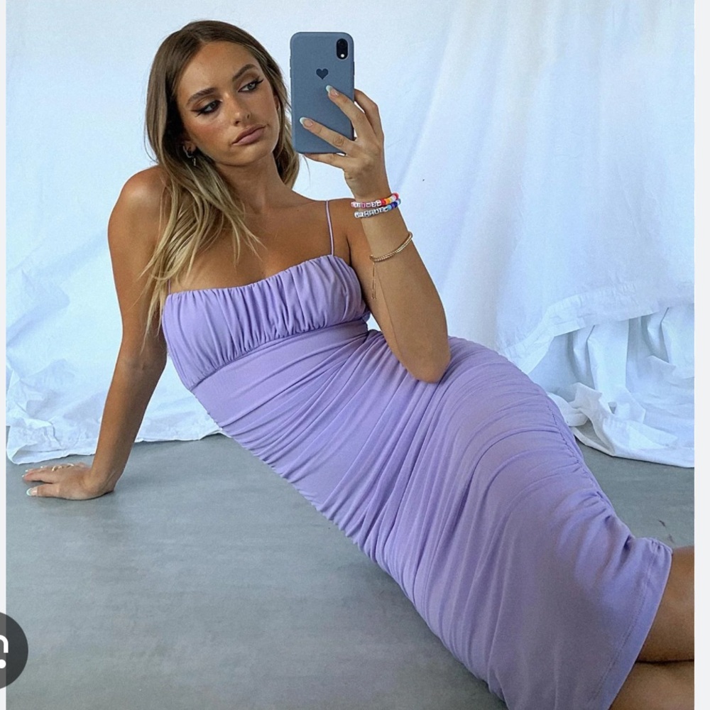 Princess Polly Lavender Midi Dress